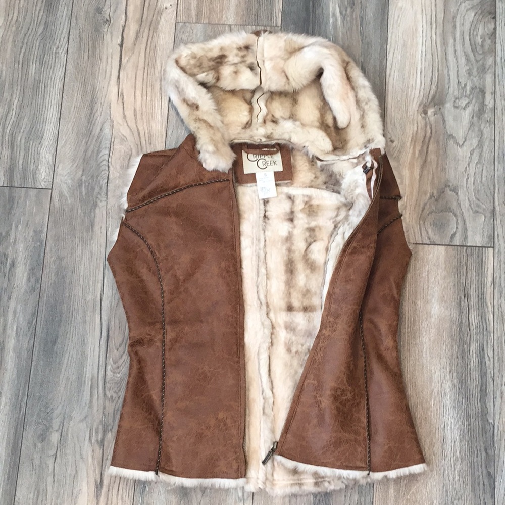 Cripple Creek Faux Fur Vest